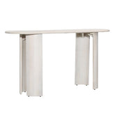 Cielo Whitewash Console Table